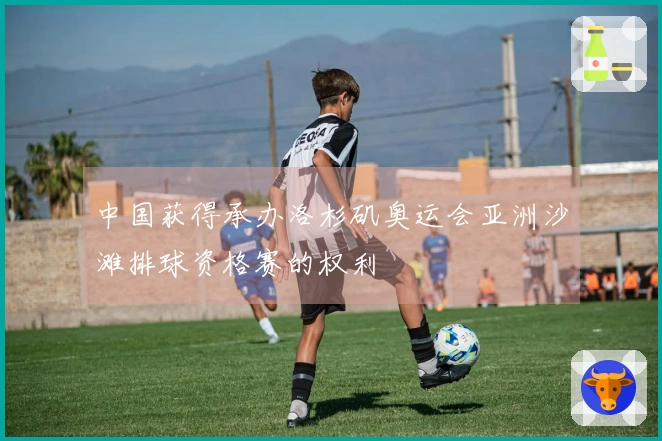 中国获得承办洛杉矶奥运会亚洲沙滩排球资格赛的权利